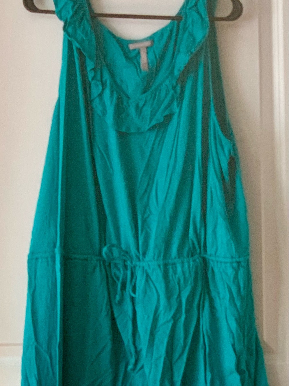 Old Navy Turquoise Ruffle Top